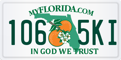 FL license plate 1065KI