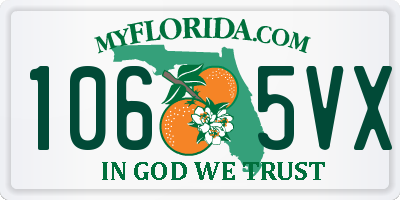 FL license plate 1065VX