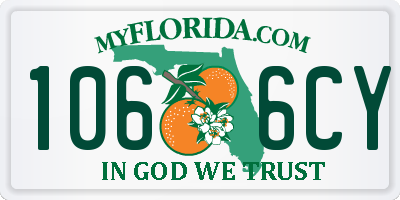 FL license plate 1066CY