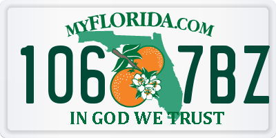 FL license plate 1067BZ