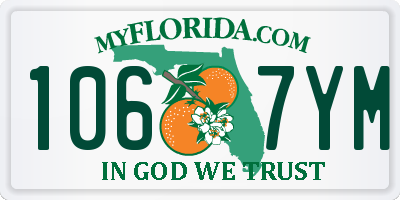 FL license plate 1067YM