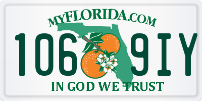 FL license plate 1069IY
