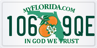FL license plate 1069QE