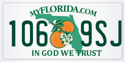 FL license plate 1069SJ