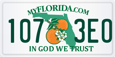 FL license plate 1073EO
