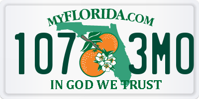 FL license plate 1073MO