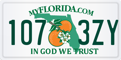 FL license plate 1073ZY