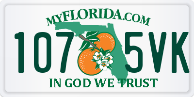 FL license plate 1075VK