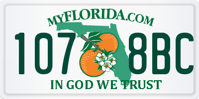 FL license plate 1078BC