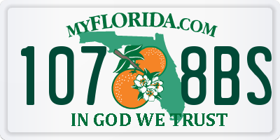 FL license plate 1078BS