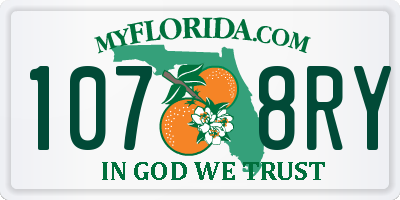 FL license plate 1078RY