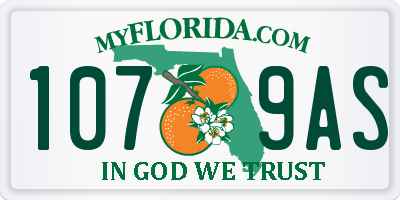 FL license plate 1079AS