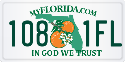 FL license plate 1081FL