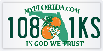 FL license plate 1081KS