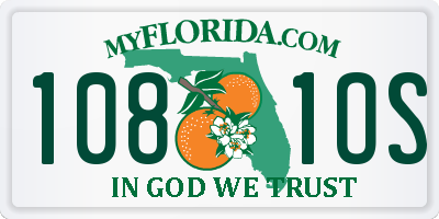 FL license plate 1081OS