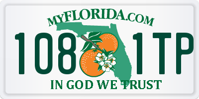 FL license plate 1081TP