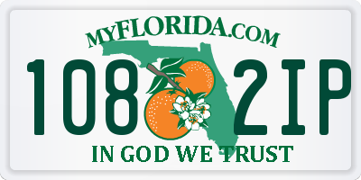 FL license plate 1082IP