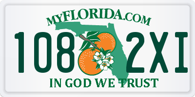 FL license plate 1082XI