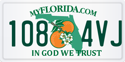 FL license plate 1084VJ