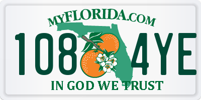 FL license plate 1084YE