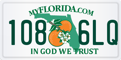 FL license plate 1086LQ