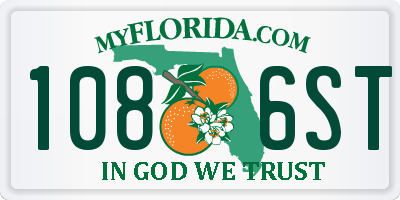 FL license plate 1086ST