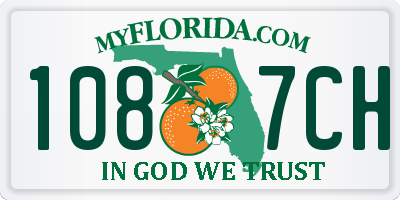 FL license plate 1087CH