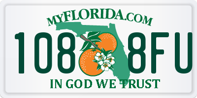FL license plate 1088FU