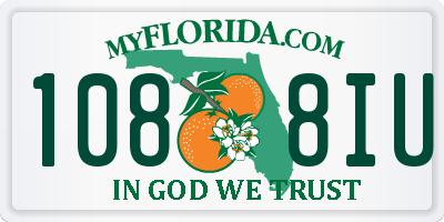FL license plate 1088IU