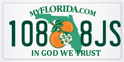FL license plate 1088JS
