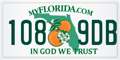 FL license plate 1089DB