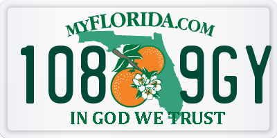 FL license plate 1089GY