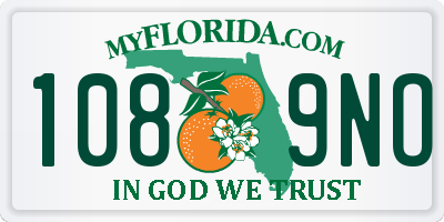 FL license plate 1089NO
