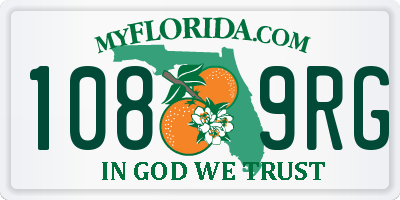 FL license plate 1089RG