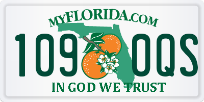 FL license plate 1090QS