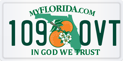 FL license plate 1090VT