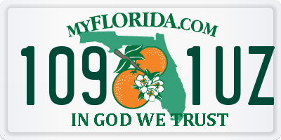 FL license plate 1091UZ