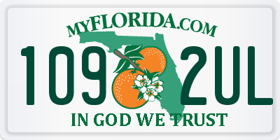 FL license plate 1092UL