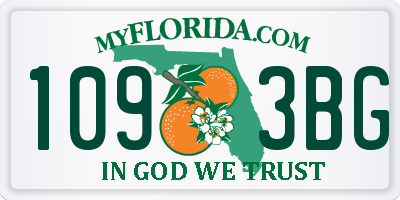 FL license plate 1093BG