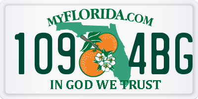 FL license plate 1094BG