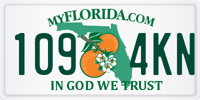 FL license plate 1094KN