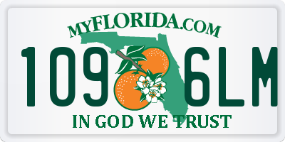 FL license plate 1096LM
