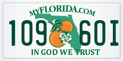 FL license plate 1096OI