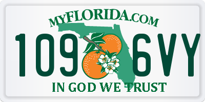 FL license plate 1096VY