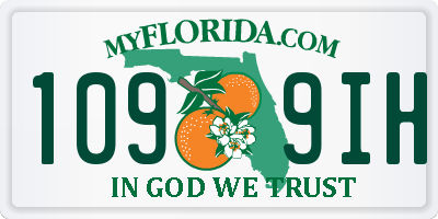 FL license plate 1099IH