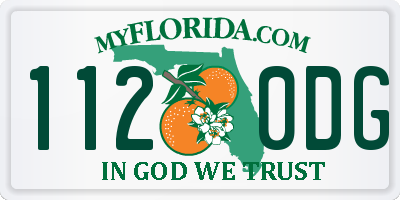 FL license plate 1120DG