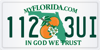 FL license plate 1123UI