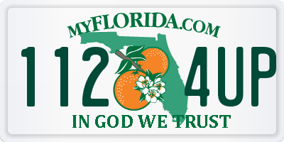 FL license plate 1124UP