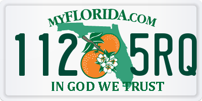 FL license plate 1125RQ