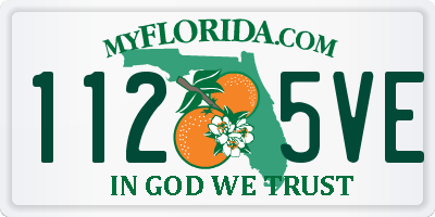 FL license plate 1125VE